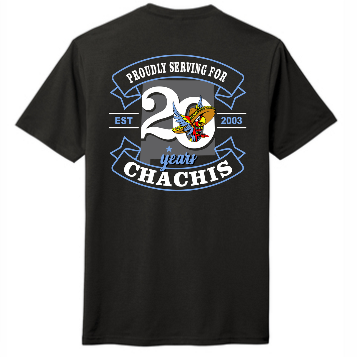 Chachi's 20th Anniversary Tri-Blend Tee