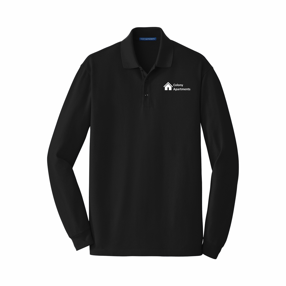 CA Long-Sleeve Cotton Polo