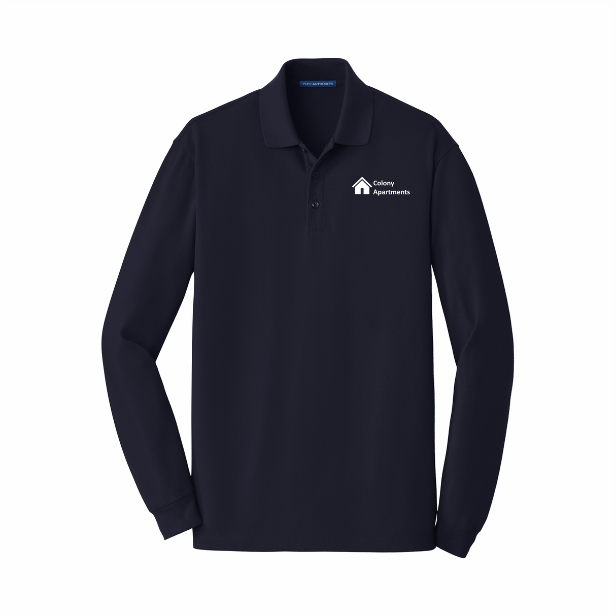 CA Long-Sleeve Cotton Polo