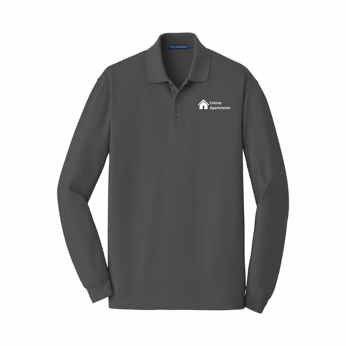CA Long-Sleeve Cotton Polo