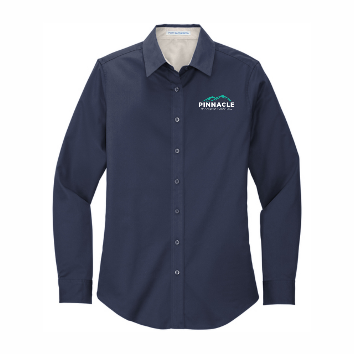 PMG Women's Long-Sleeve Full Button Shirt