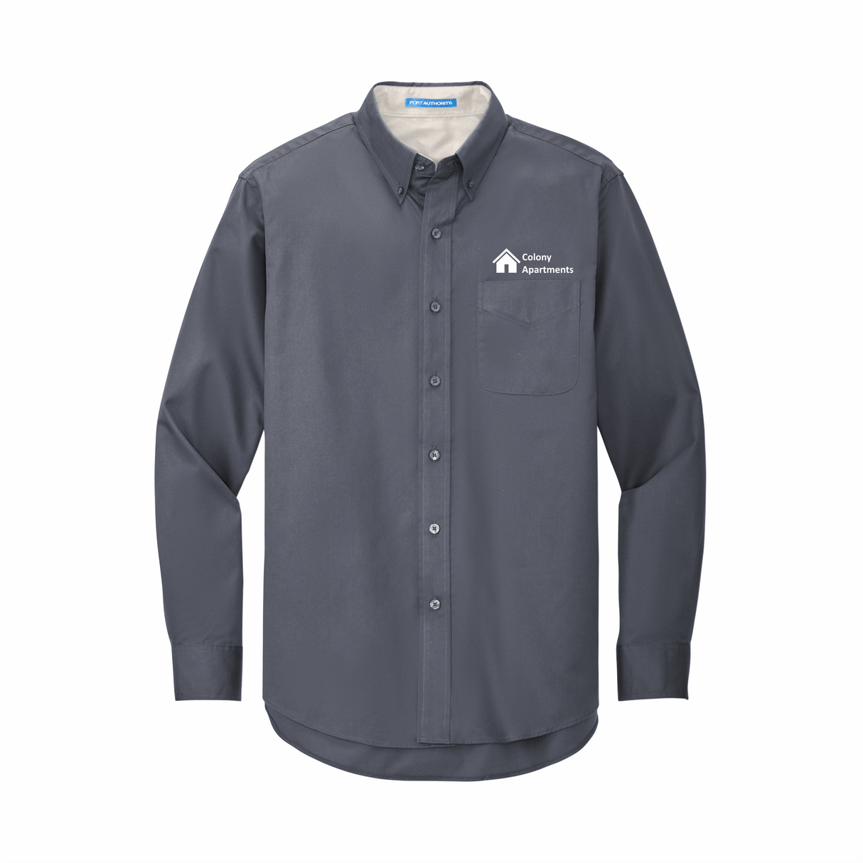 CA Long-Sleeve Full Button Shirt