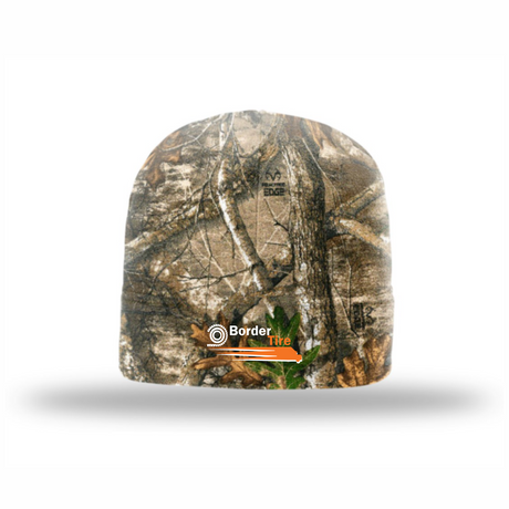 Border Tire Camo Microfleece Beanie