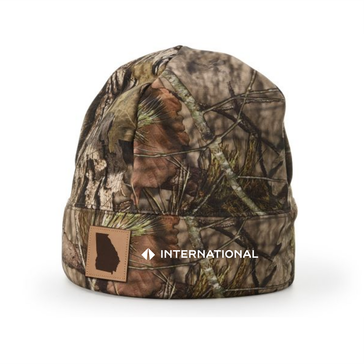 BI International Camo Microfleece Beanie