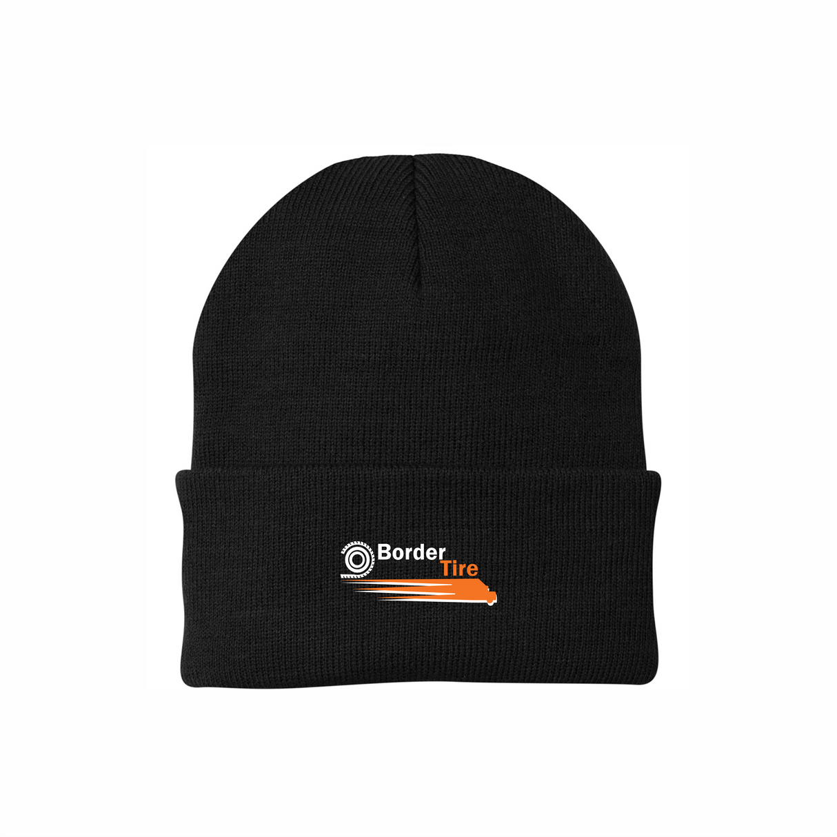 Border Tire Knit Cap