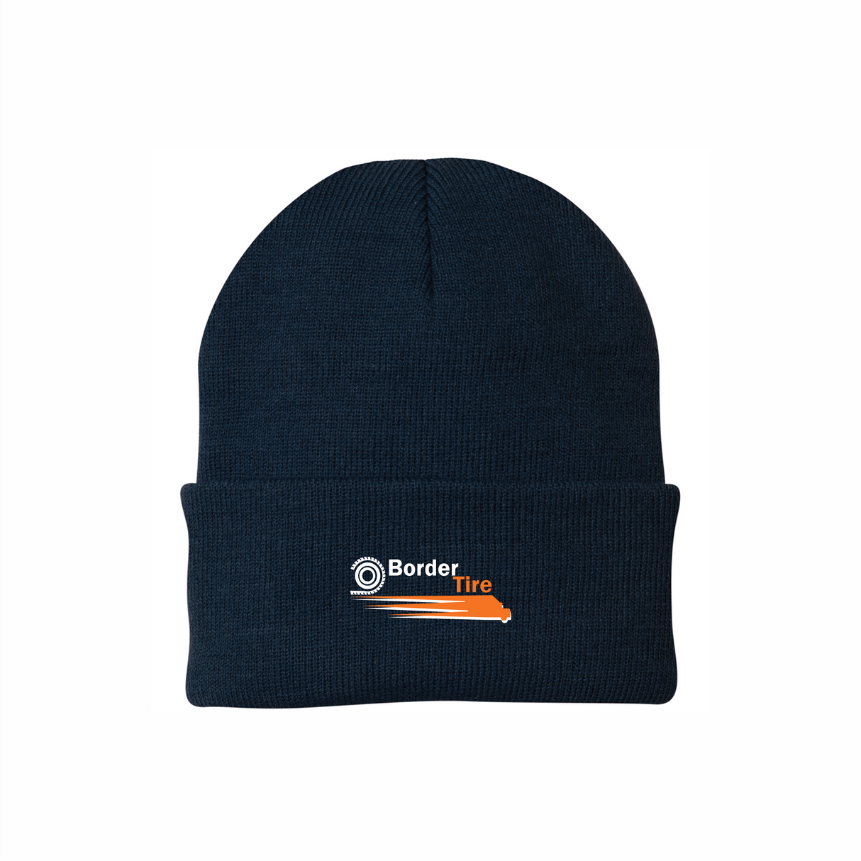 Border Tire Knit Cap