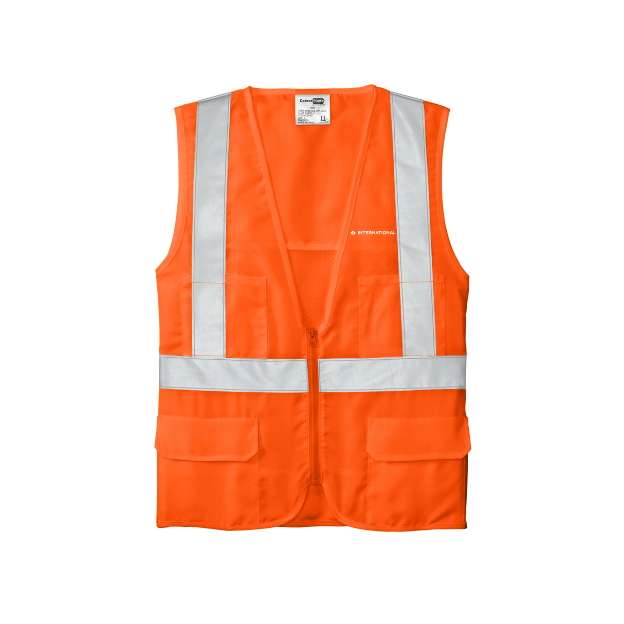 BI International ANSI 107 Class 2 Mesh Back Safety Vest
