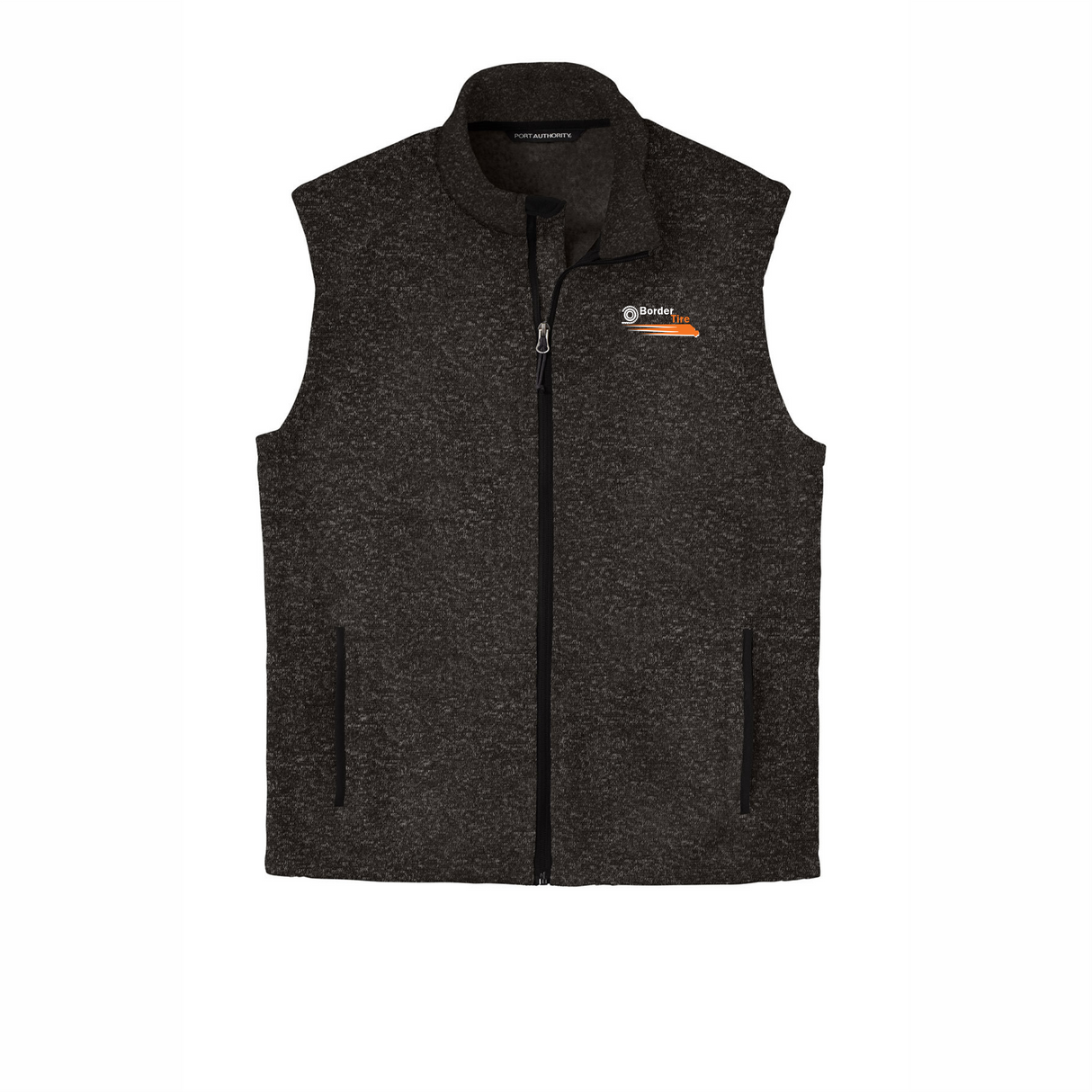 Border Tire Sweater Fleece Vest
