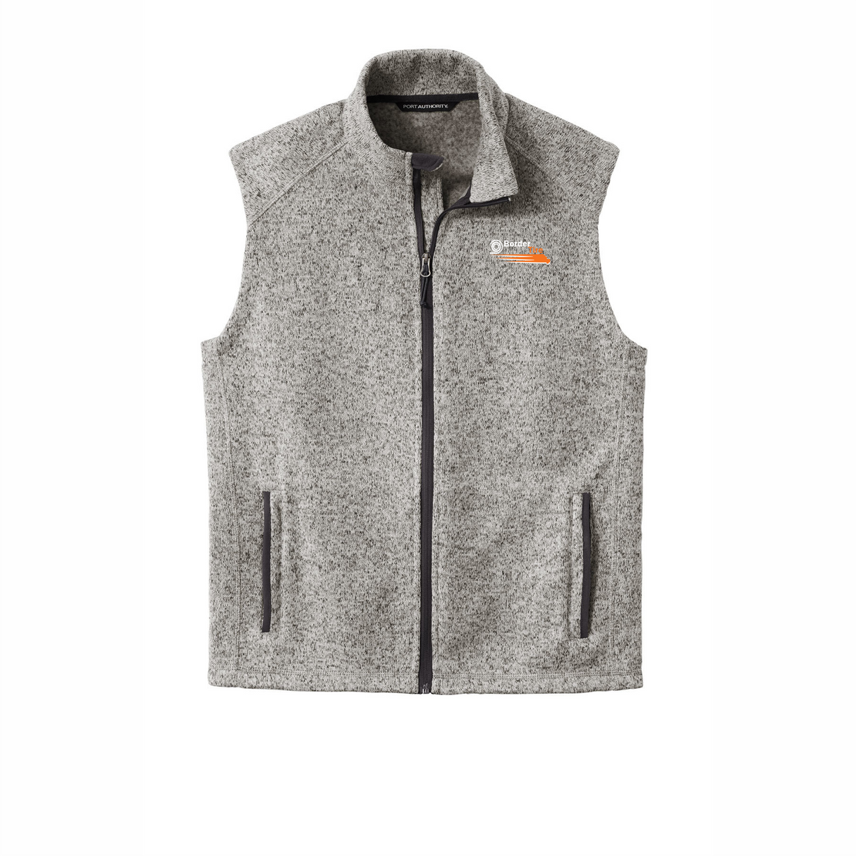 Border Tire Sweater Fleece Vest