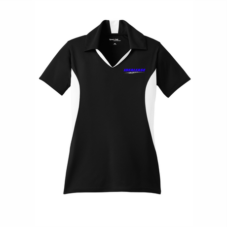 Idealease Official Uniform Ladies' Side Blocked Micropique Performance Polo