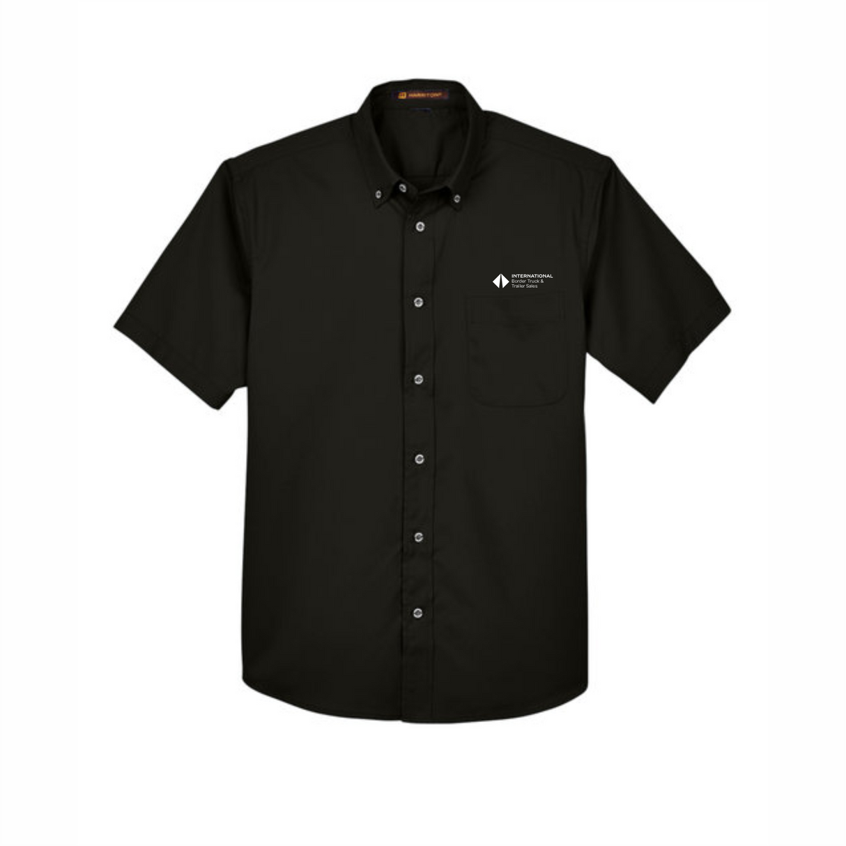 BI T&T Easy Blend™ Short-Sleeve Twill Shirt with Stain-Release