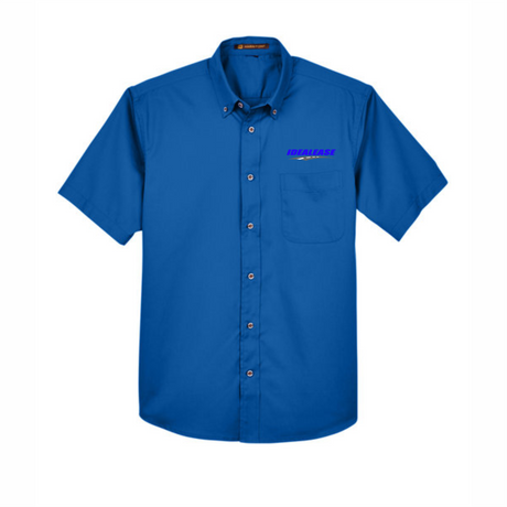 Idealease Easy Blend™ Short-Sleeve Twill Shirt with Stain-Release