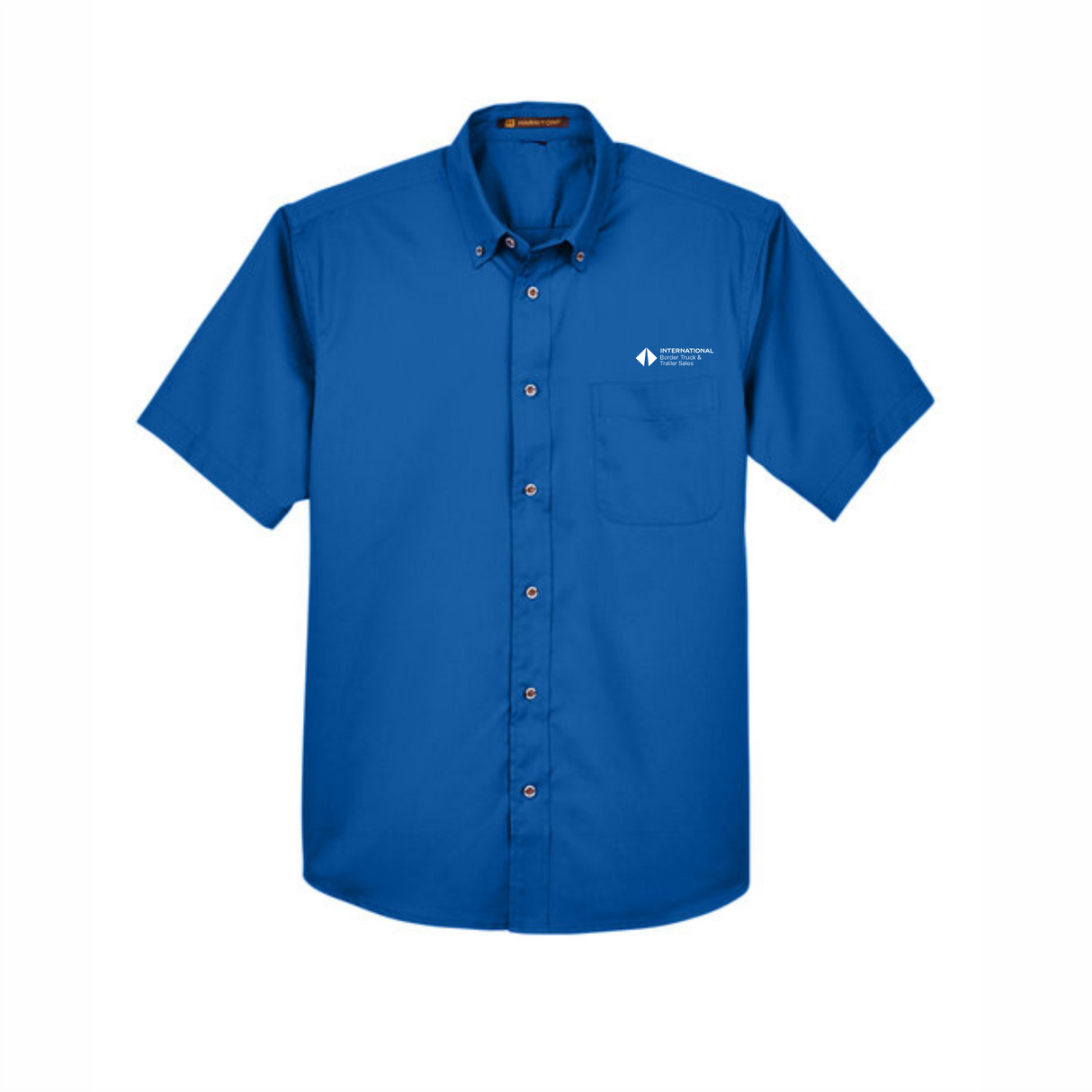 BI T&T Easy Blend™ Short-Sleeve Twill Shirt with Stain-Release