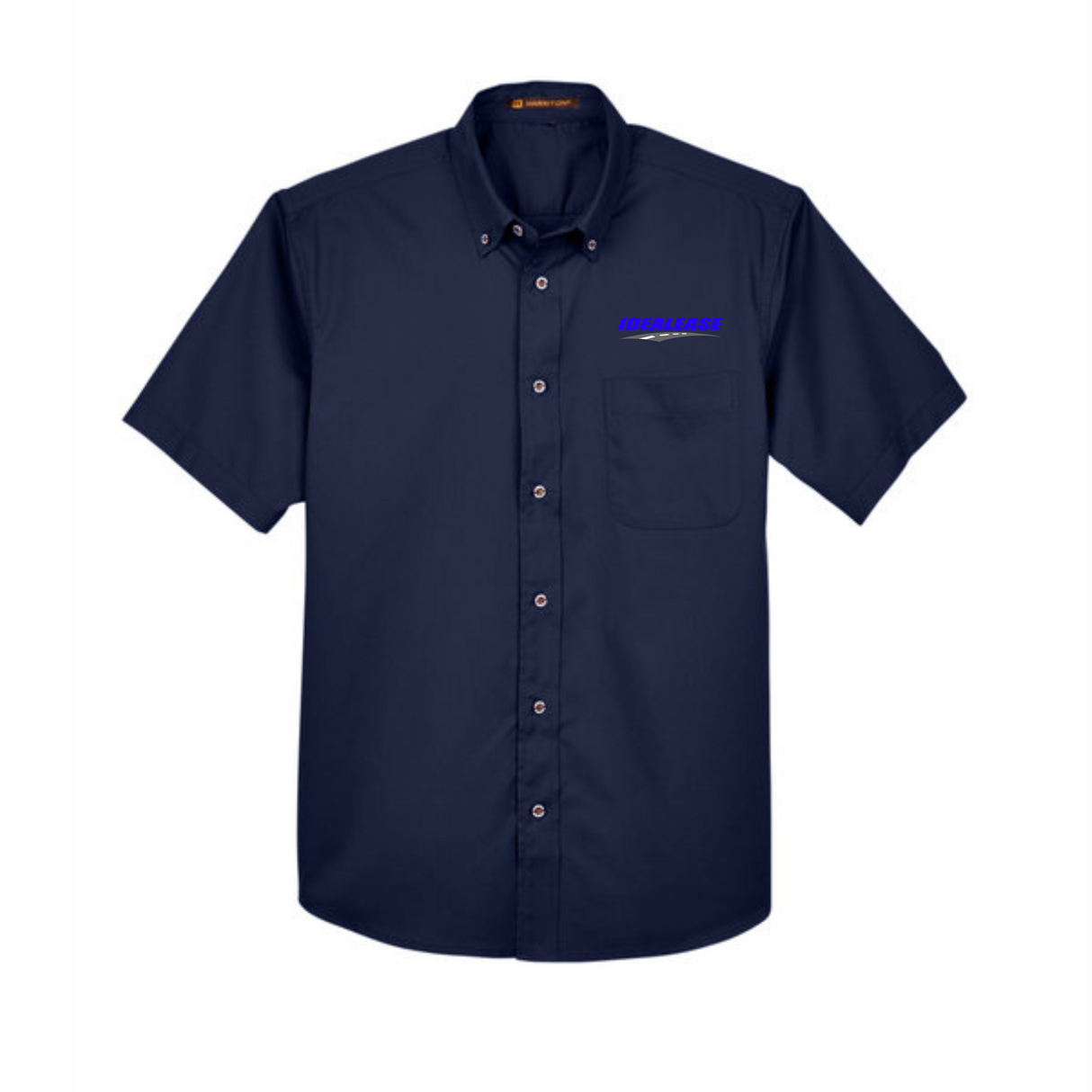Idealease Easy Blend™ Short-Sleeve Twill Shirt with Stain-Release