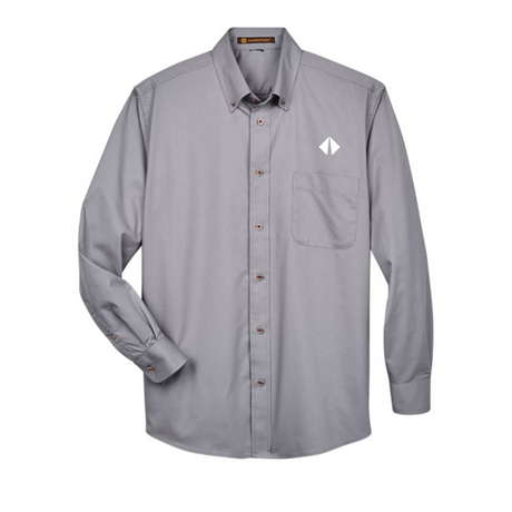 BI Diamond Tall Easy Blend™ Long-Sleeve Twill Shirt with Stain-Release