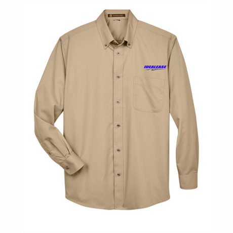 Idealease Tall Easy Blend™ Long-Sleeve Twill Shirt with Stain-Release