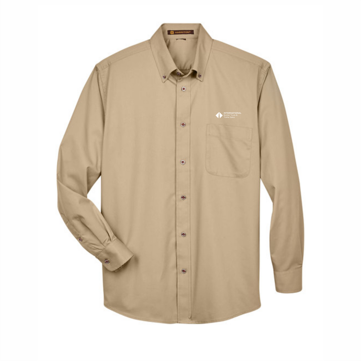 BI T&T Tall Easy Blend™ Long-Sleeve Twill Shirt with Stain-Release