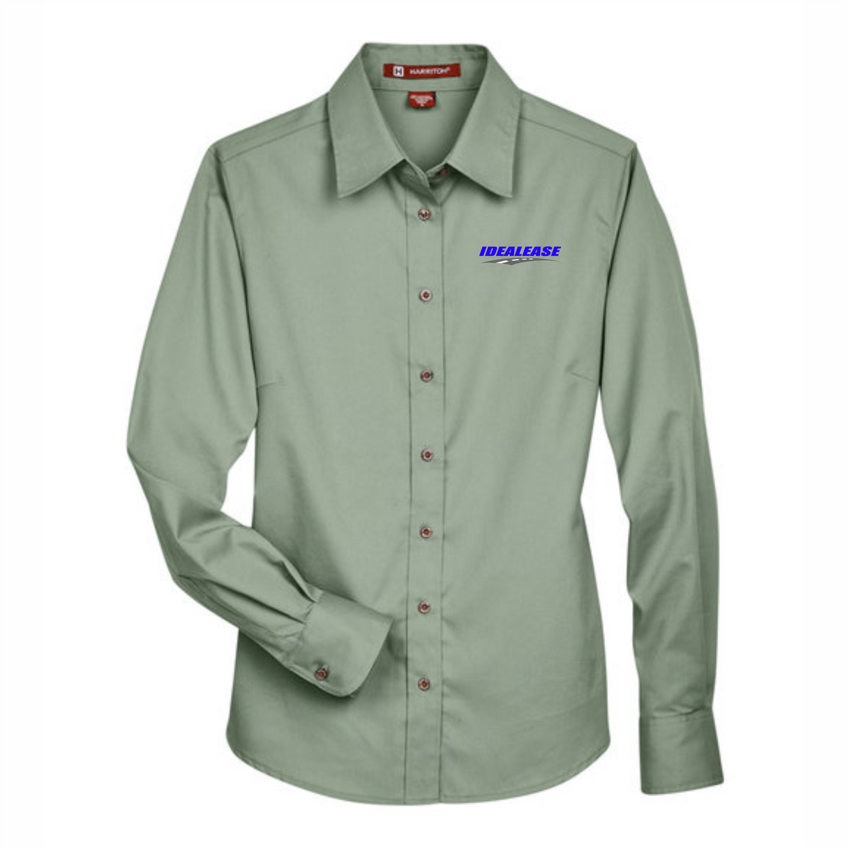 Idealease Ladies' Easy Blend™ Long-Sleeve Twill Shirt with Stain-Release