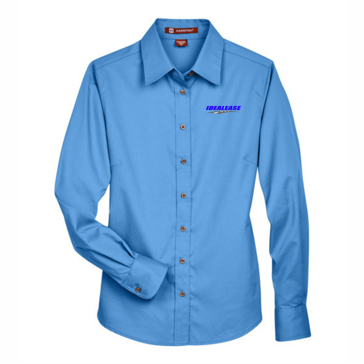 Idealease Ladies' Easy Blend™ Long-Sleeve Twill Shirt with Stain-Release