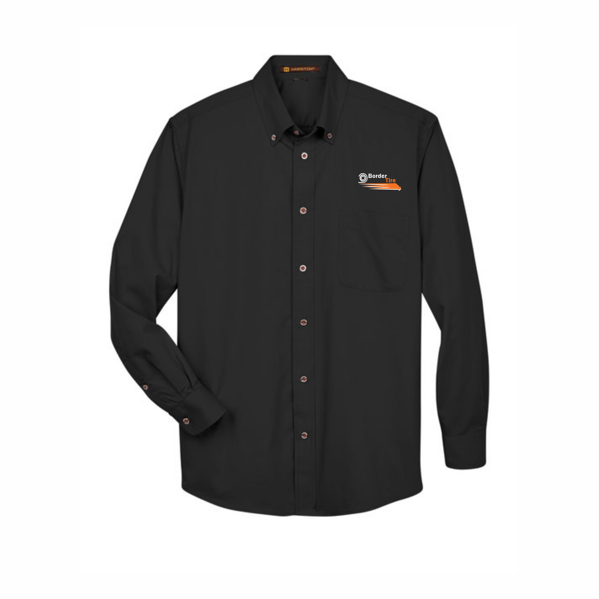 Border Tire Easy Blend™ Long-Sleeve Twill Shirt with Stain-Release