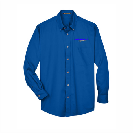 Idealease Easy Blend™ Long-Sleeve Twill Shirt with Stain-Release