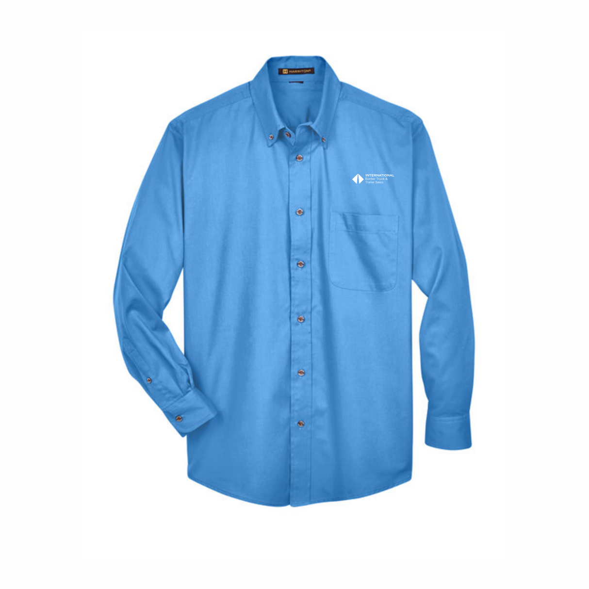 BI T&T Easy Blend™ Long-Sleeve Twill Shirt with Stain-Release