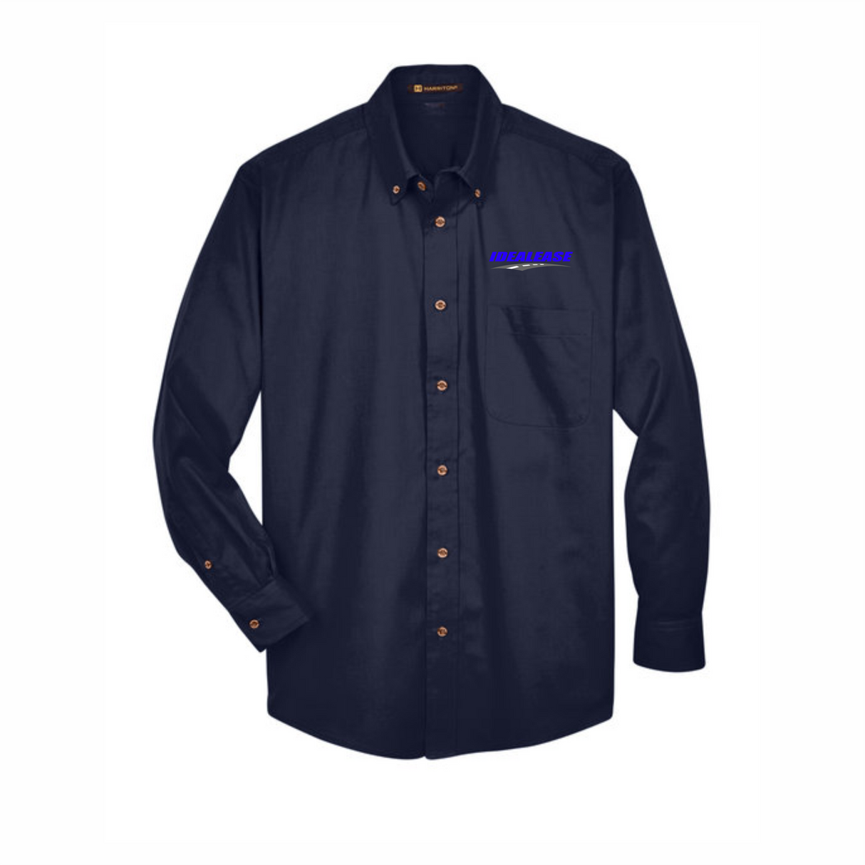 Idealease Easy Blend™ Long-Sleeve Twill Shirt with Stain-Release