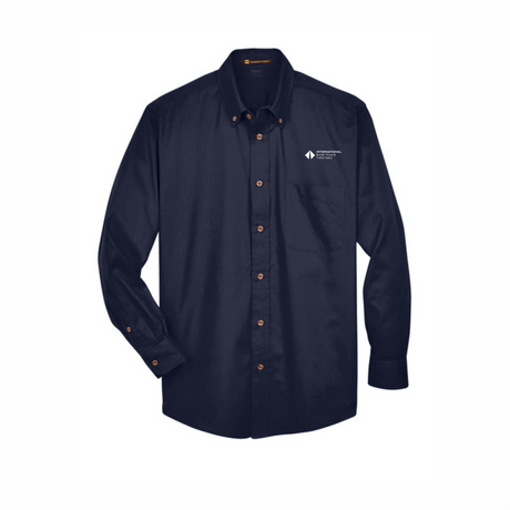 BI T&T Easy Blend™ Long-Sleeve Twill Shirt with Stain-Release
