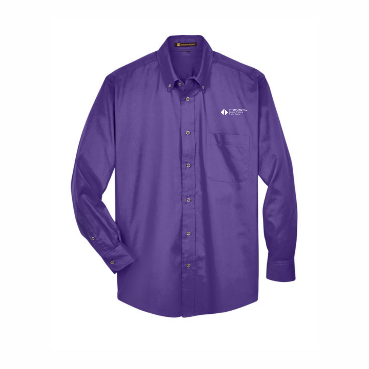 BI T&T Easy Blend™ Long-Sleeve Twill Shirt with Stain-Release