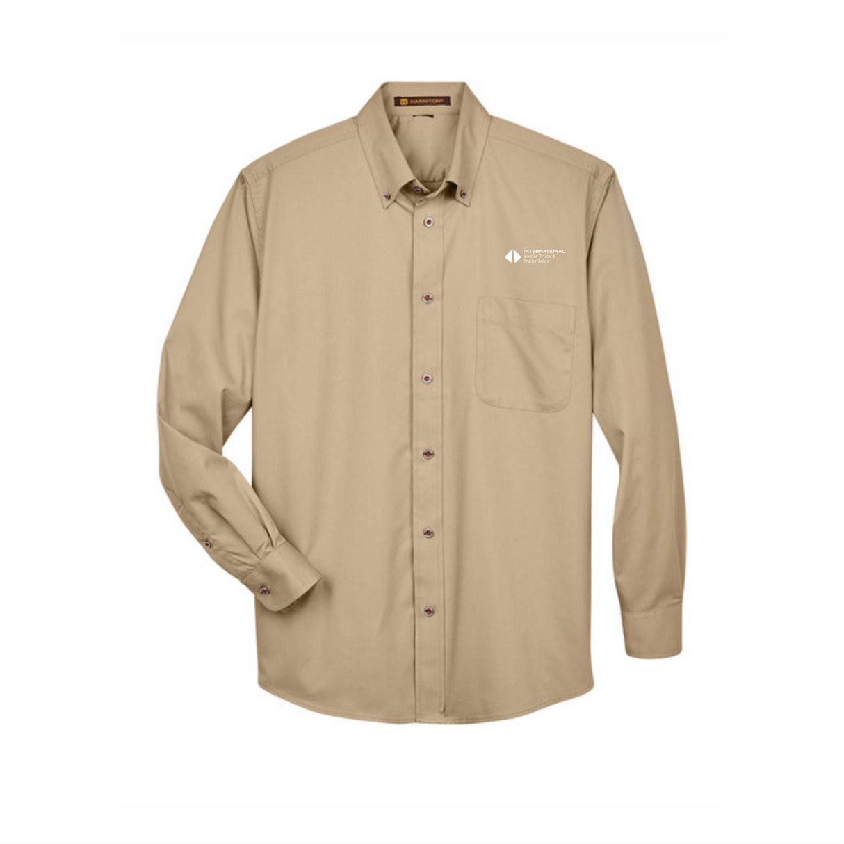 BI T&T Easy Blend™ Long-Sleeve Twill Shirt with Stain-Release