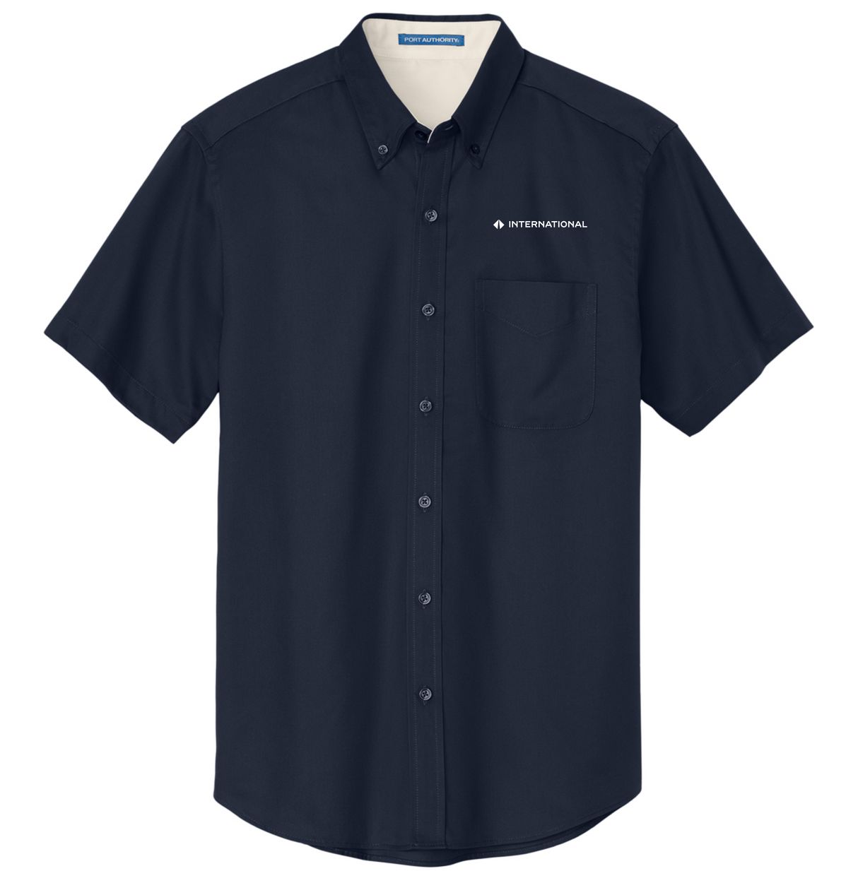 BI International Easy Care Full-Button Shirt