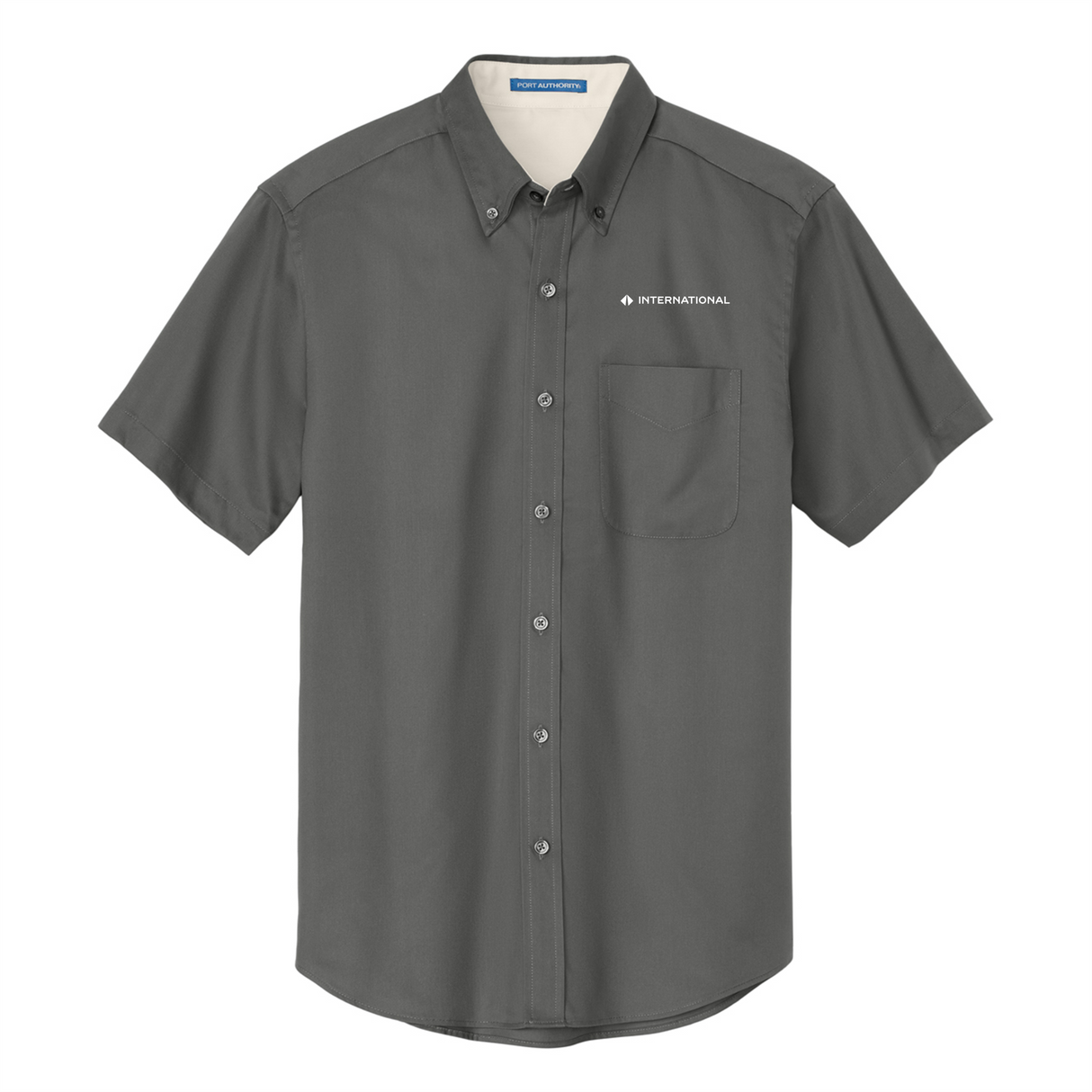 BI International Easy Care Full-Button Shirt