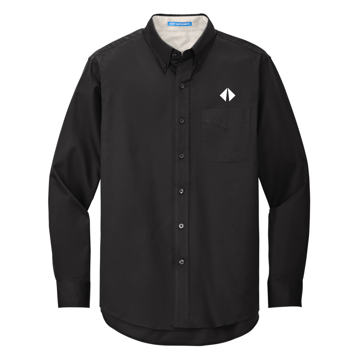 BI Diamond Long-Sleeve Easy Care Full-Button Shirt