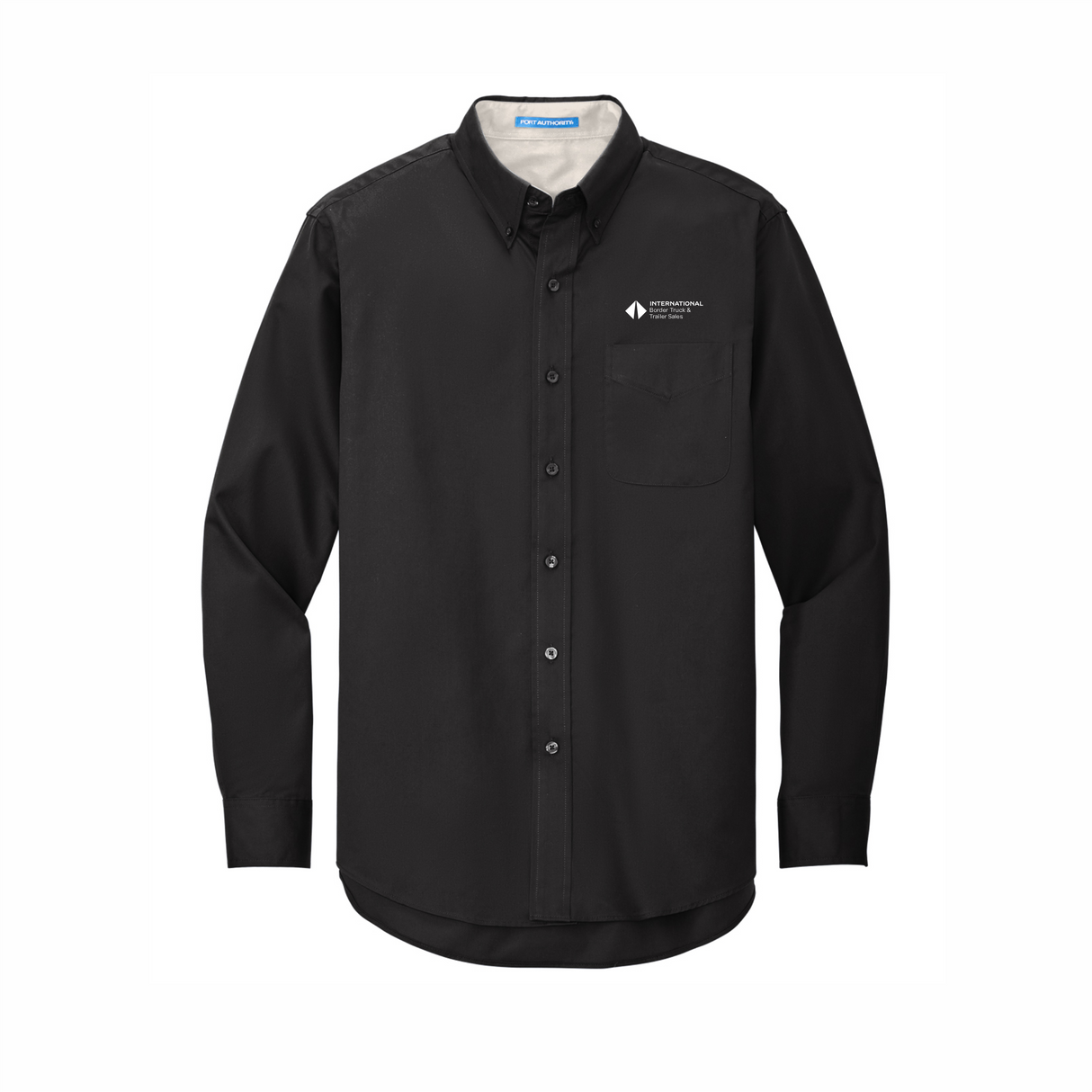 BI T&T Long-Sleeve Easy Care Full-Button Shirt