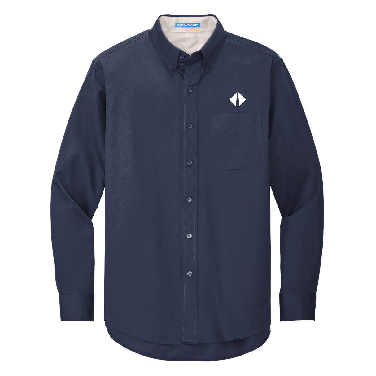 BI Diamond Long-Sleeve Easy Care Full-Button Shirt