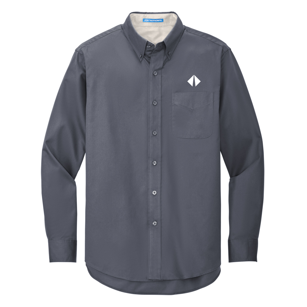 BI Diamond Long-Sleeve Easy Care Full-Button Shirt