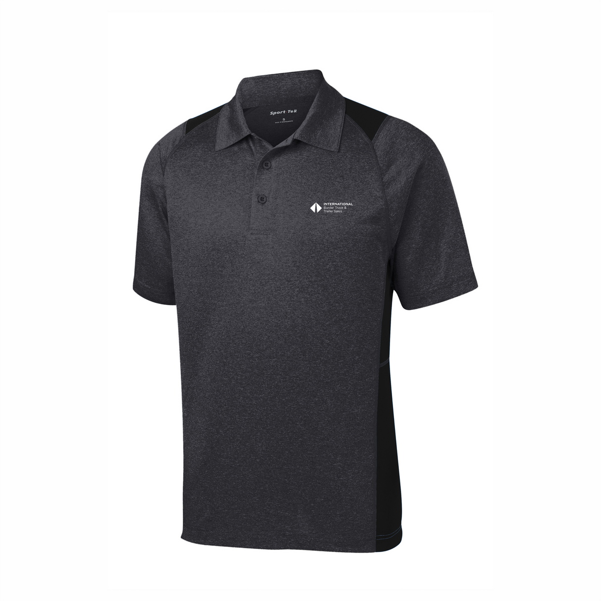 BI T&T Official Uniform Heather Colorblock Performance Polo