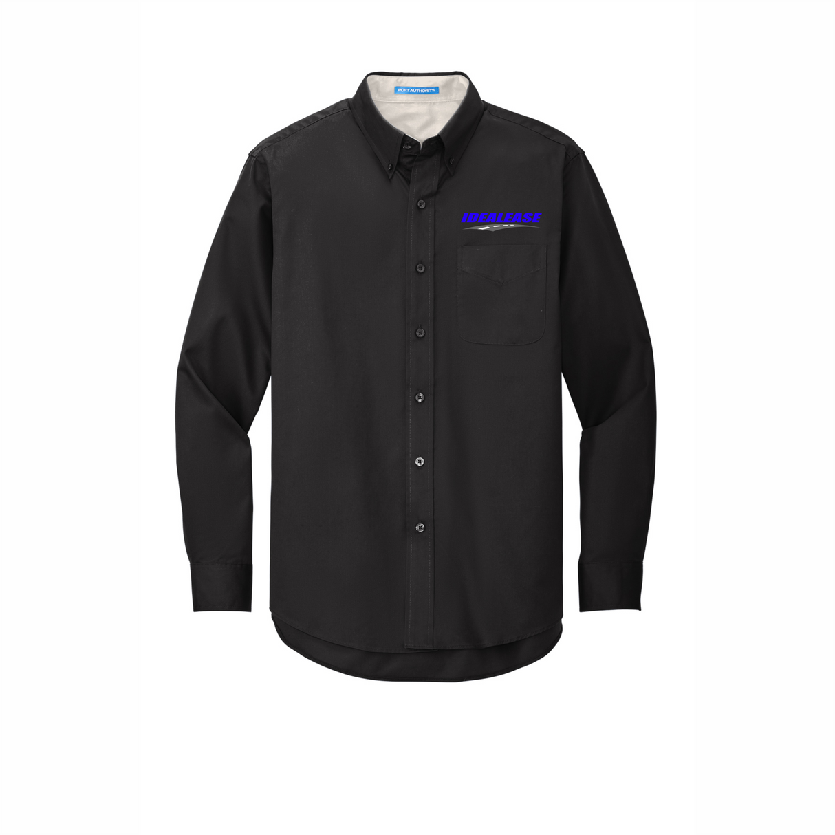 Idealease Tall Long-Sleeve Easy Care Full-Button Shirt