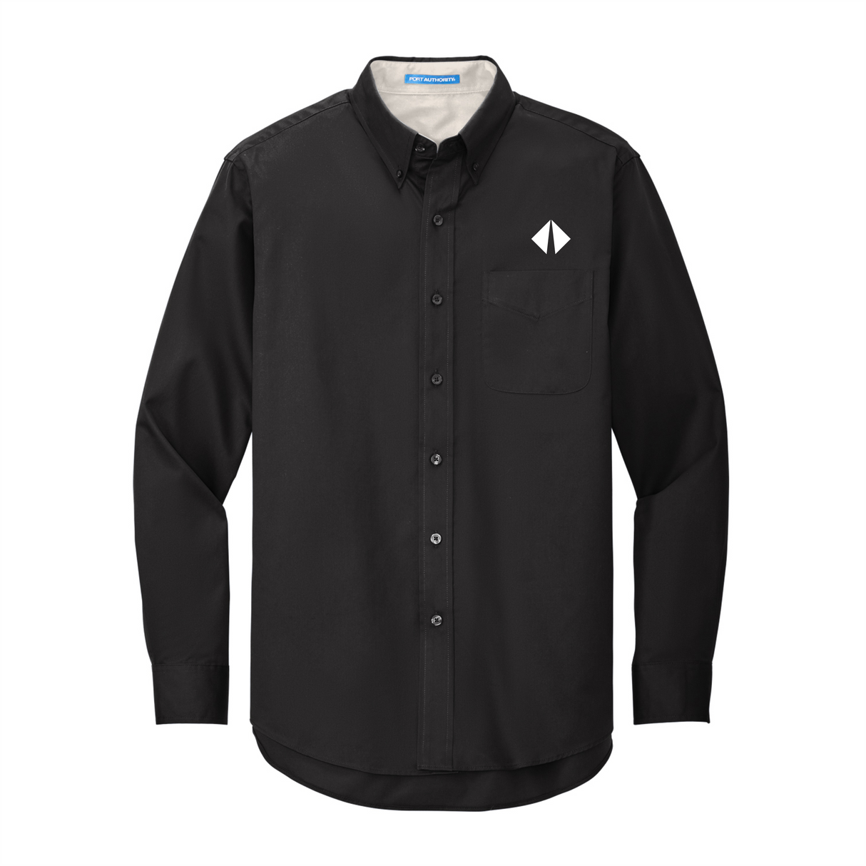 BI Diamond Tall Long-Sleeve Easy Care Full-Button Shirt