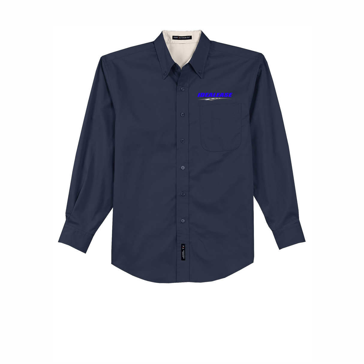 Idealease Tall Long-Sleeve Easy Care Full-Button Shirt