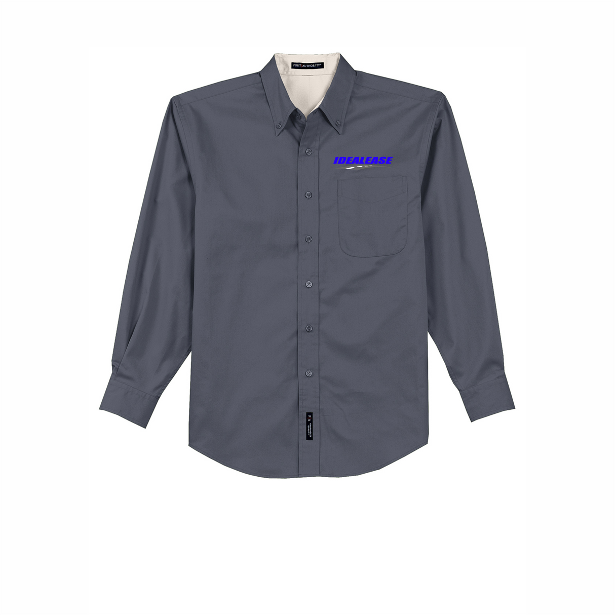 Idealease Tall Long-Sleeve Easy Care Full-Button Shirt