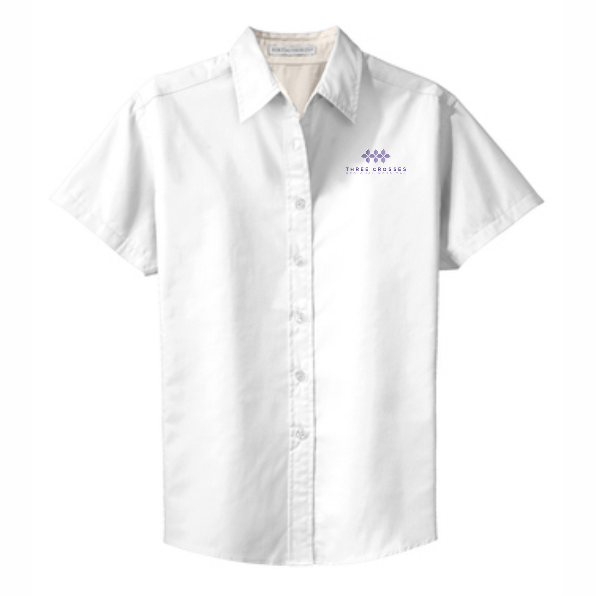 Three Crosses Hospital Women's Short-Sleeve Dress Shirt
