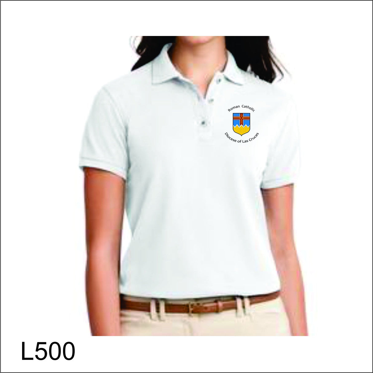 Diocese of Las Cruces Ladies Silk Touch Polo