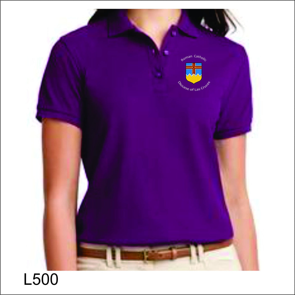 Diocese of Las Cruces Ladies Silk Touch Polo