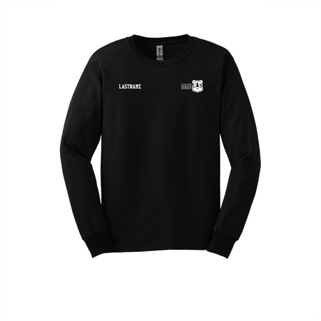 Black Range Fire Long-Sleeve Cotton Tee