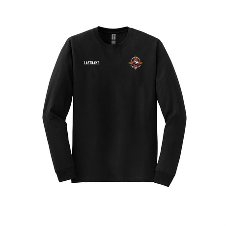 Black Range Fire Long-Sleeve Dry Blend Tee