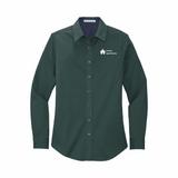 CA Women's Long-Sleeve Full Button Shirt