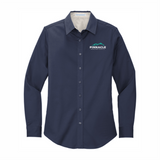 PMG Women's Long-Sleeve Full Button Shirt