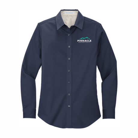 PMG Women's Long-Sleeve Full Button Shirt