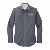 PMG Women's Long-Sleeve Full Button Shirt